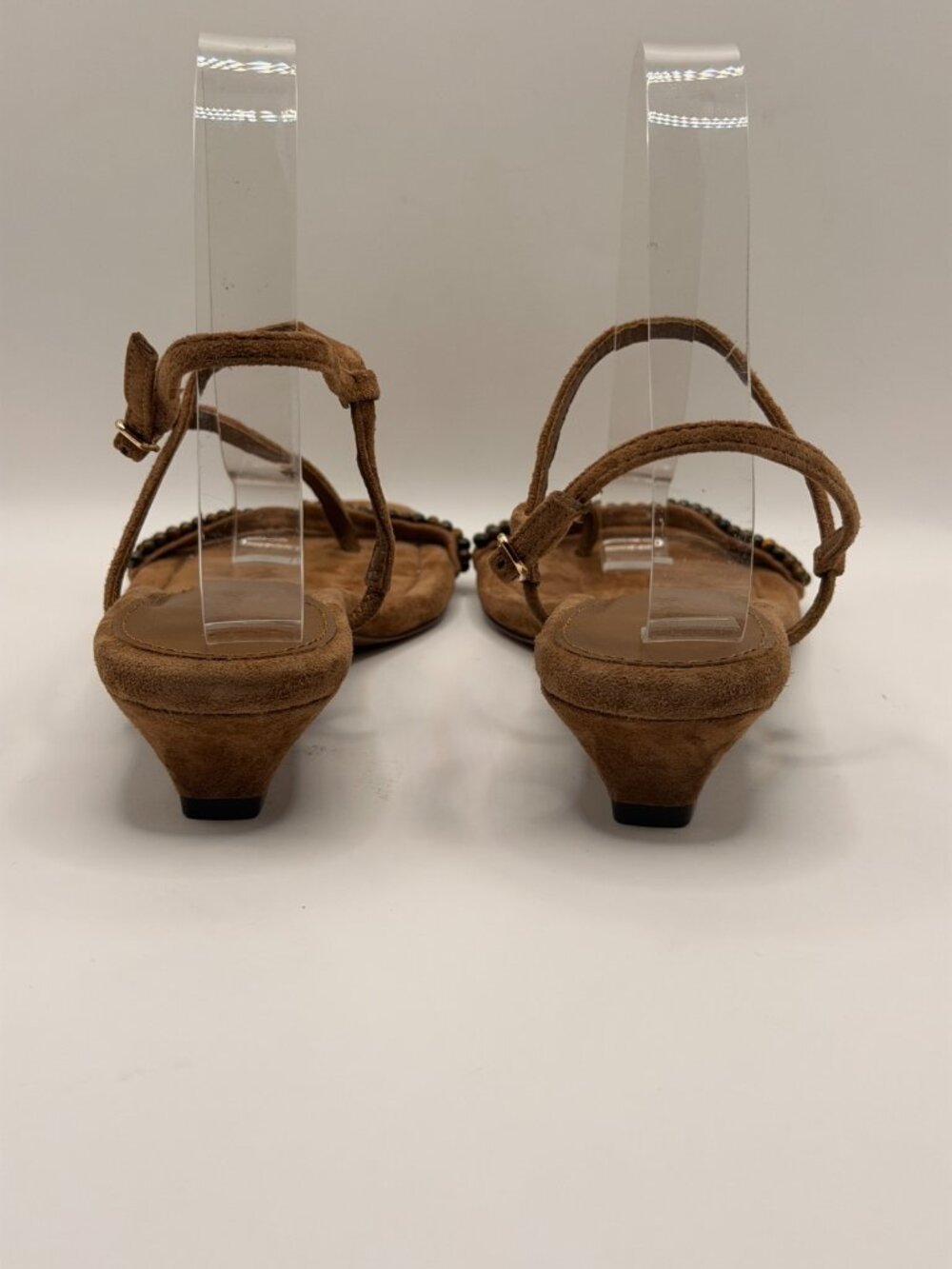 Madewell Women's Maycie Brown Beads Strappy Sandals Sz 8 - Picture 6 of 9